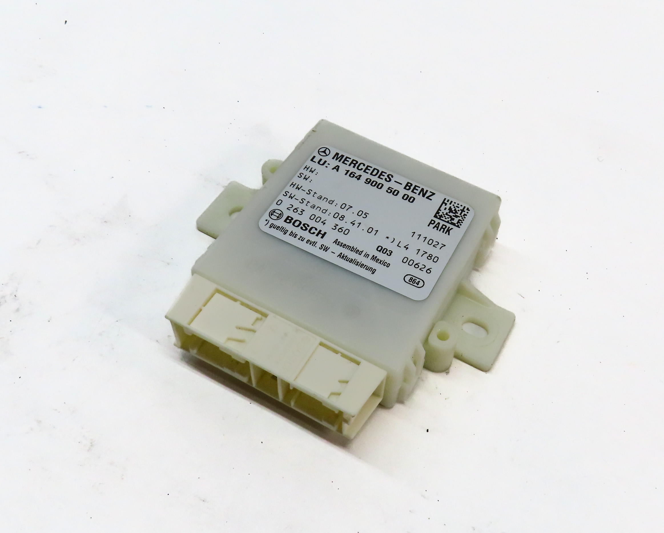 2012 MERCEDES GL350 (X164) PARK ASSIST PDC DISTANCE CONTROL SENSOR MODULE — exact item pictured